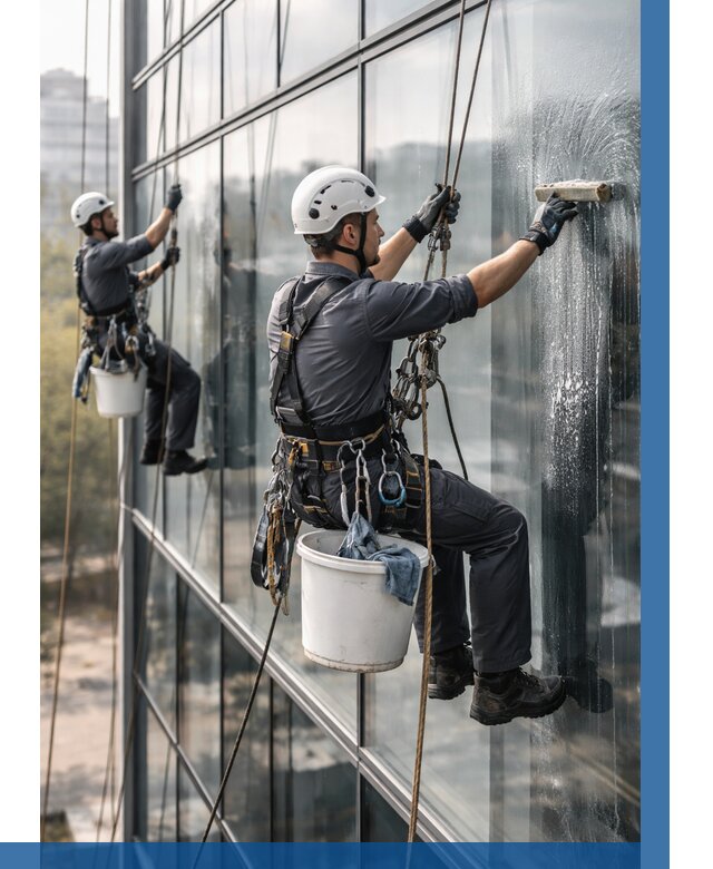 Мойка сплошного остекления в Белове, заказать от 326 р.| ВЫСОТНИК-Блв