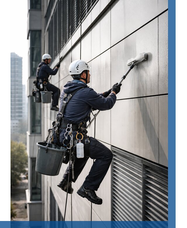 Мойка вентилируемого фасада в Белове от 271 р. | ВЫСОТНИК-Блв