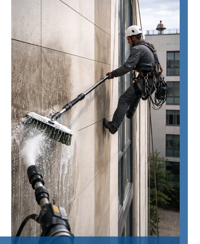 Мойка фасада из керамогранита в Белове от 326 р. | ВЫСОТНИК-Блв