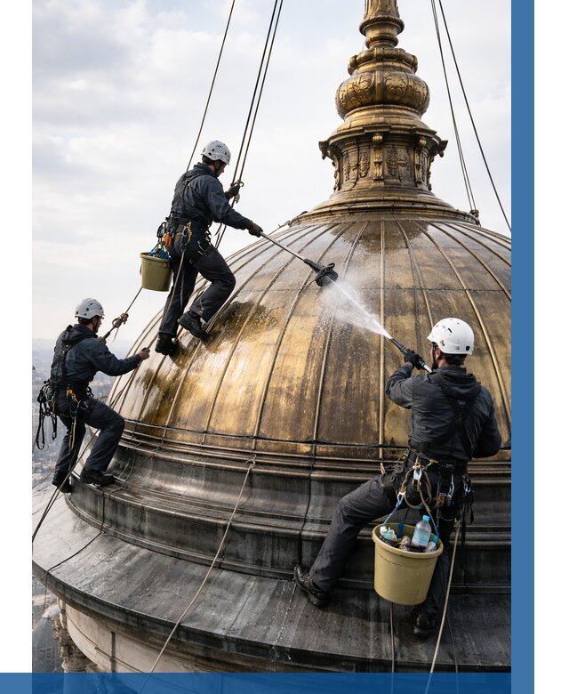 Мойка куполов и шпилей в Белове от 8687 р. - заказать | ВЫСОТНИК-Блв