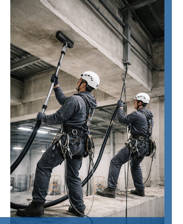 Обеспыливание потолочных конструкций в Белове от 271 р. |ВЫСОТНИК-Блв