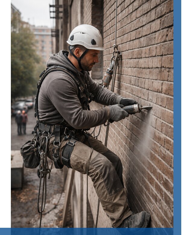 Расшивка кирпичных швов в Белове от 652 р. | ВЫСОТНИК-Блв