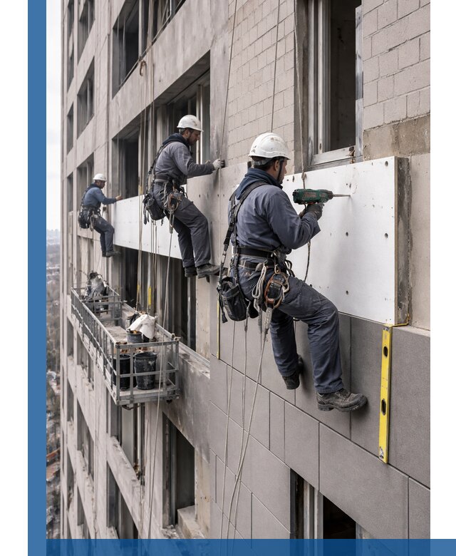 Монтаж фасадных термопанелей высокого качества в Белове