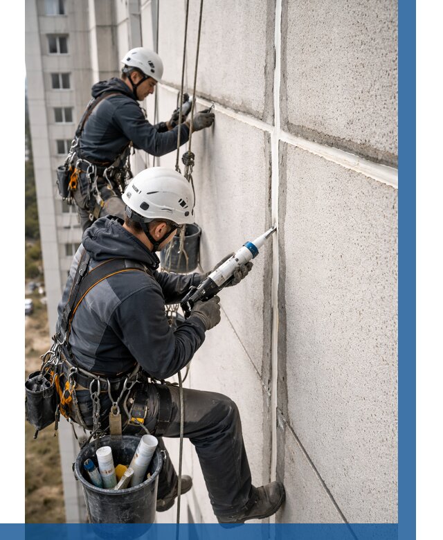 Герметизация межпанельных швов в Белове от 760 р. | ВЫСОТНИК-Блв