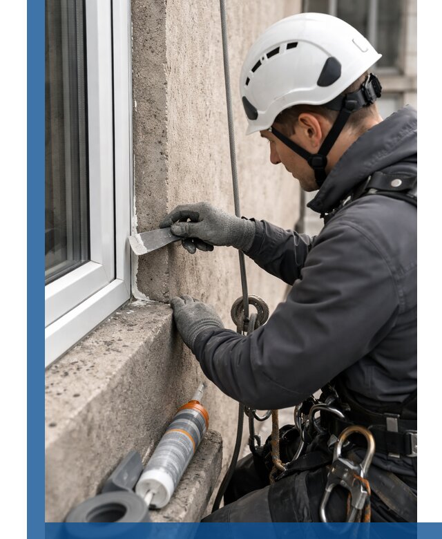 Герметизация монтажных швов окон в Белове с гарантией качества