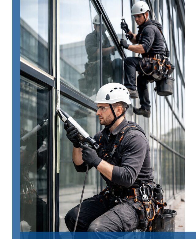 Герметизация витражных швов в Белове для зданий и фасадов