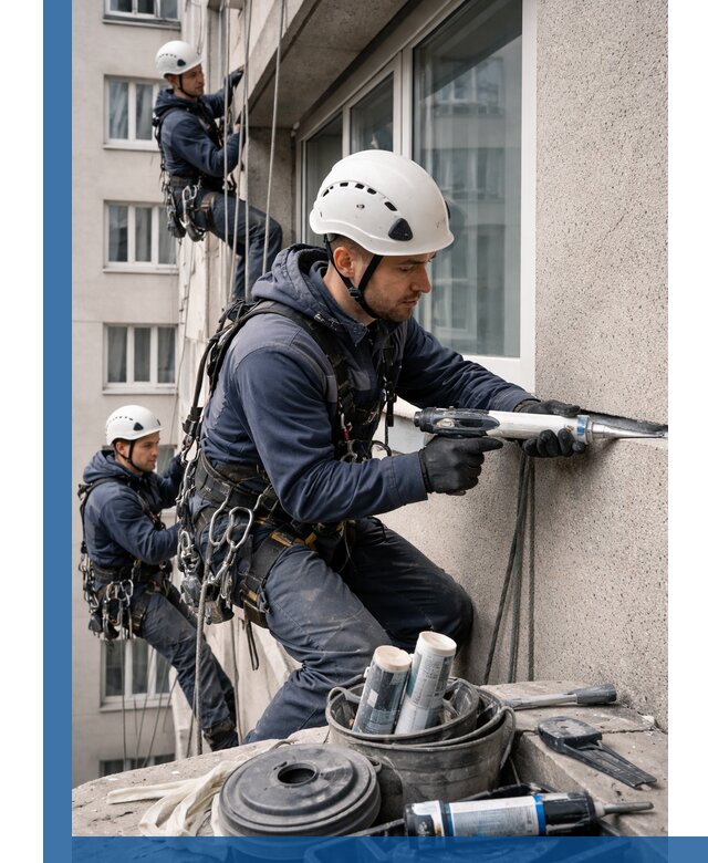 Герметизация швов лоджии в Белове профессионально и надежно