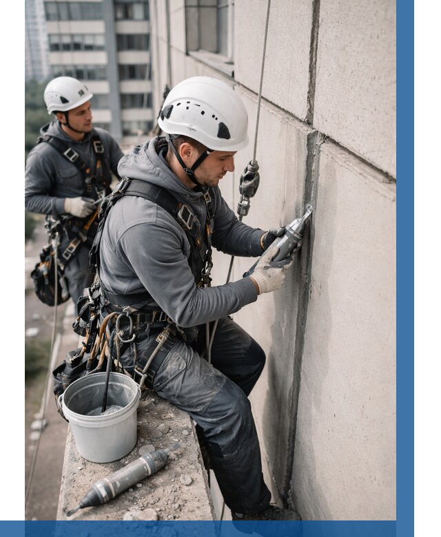 Ремонт деформационных швов здания в Белове от 1086 р. | ВЫСОТНИК-Блв