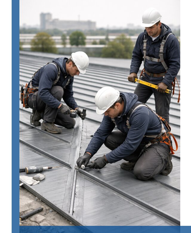 Ремонт фальцевой кровли в Белове срочно и качественно