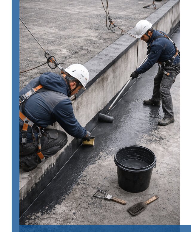 Гидроизоляция кровли жидкой резиной профессионально в Белове