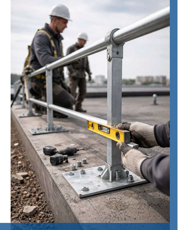 Монтаж кровельного ограждения в Белове от 1303 р. | ВЫСОТНИК-Блв