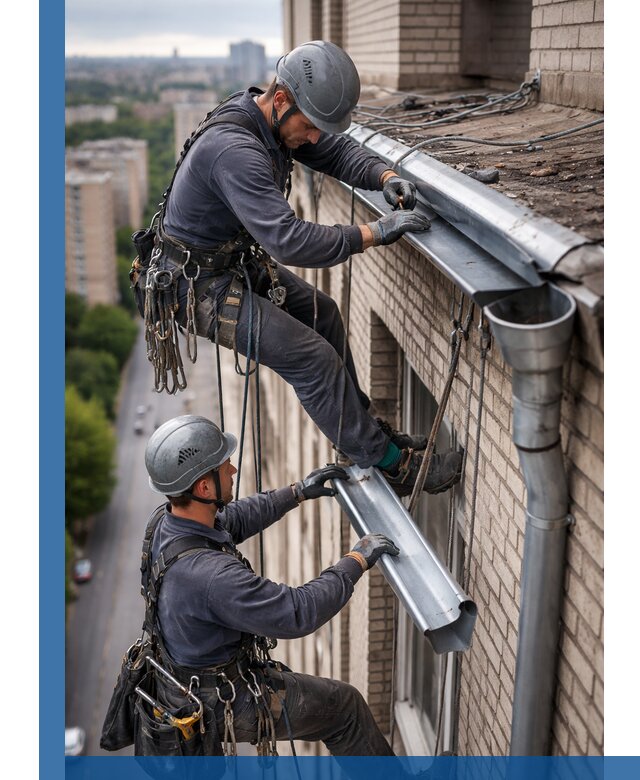 Ремонт водосточных желобов в Белове, быстро и качественно