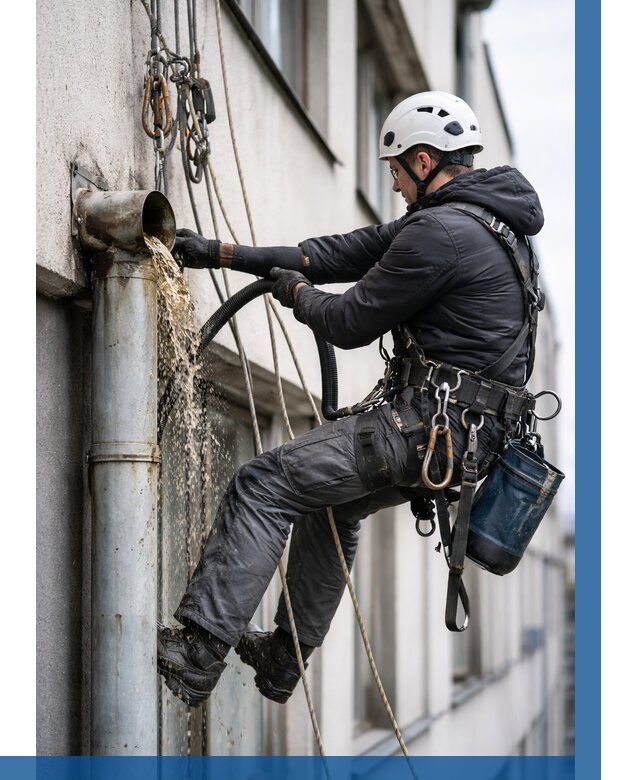 Прочистка водосточных труб в Белове от 3801 р. | ВЫСОТНИК-Блв