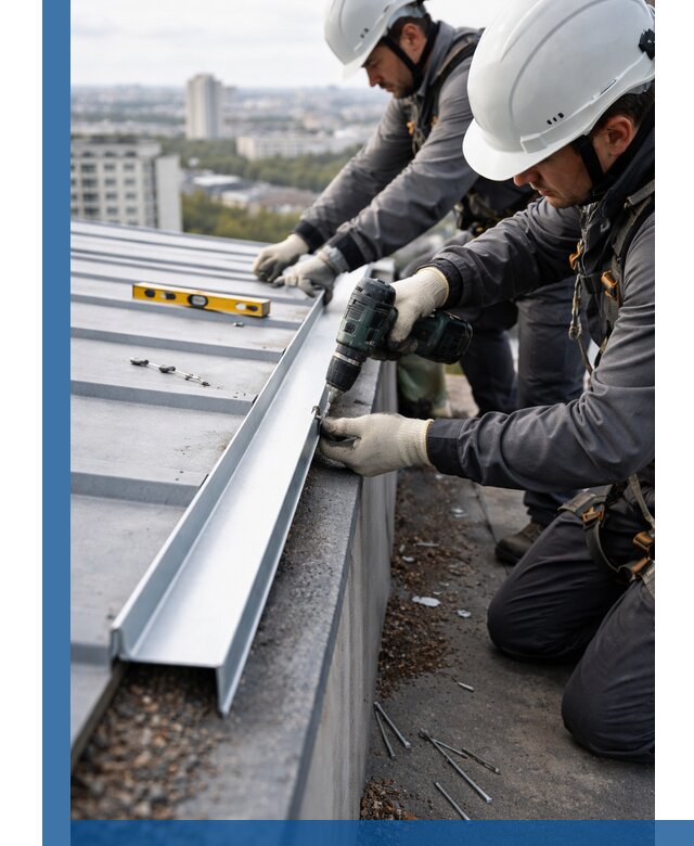 Монтаж капельника на кровле в Белове с гарантией качества