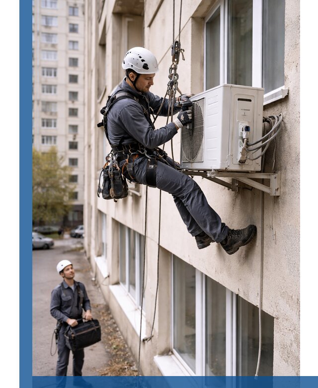 Демонтаж внешнего блока кондиционера в Белове профессионально