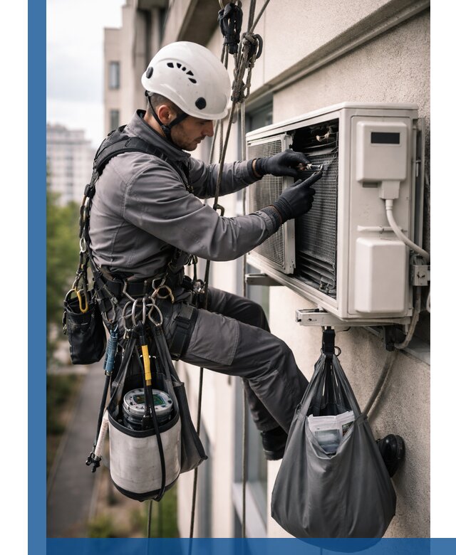 Обслуживание внешнего блока кондиционера в Белове профессионально