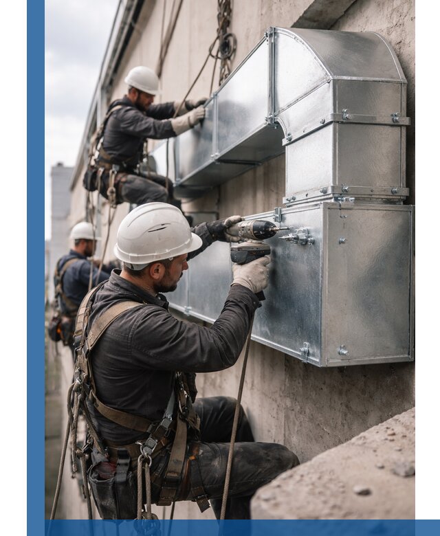 Профессиональный монтаж вентиляционных коробов в Белове под ключ