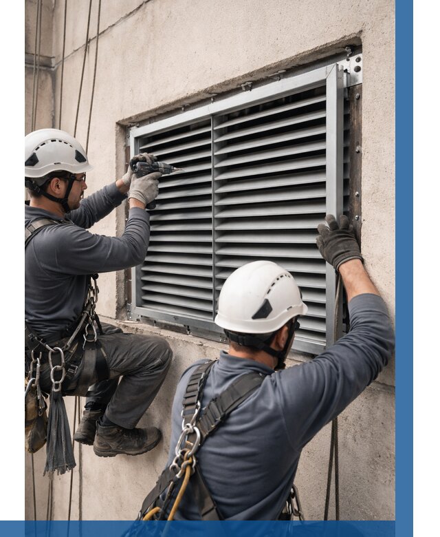 Монтаж вентиляционных решеток в Белове от 4887 р. | ВЫСОТНИК-Блв