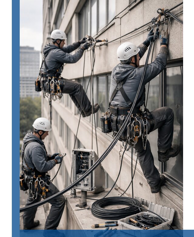 Прокладка оптоволоконного кабеля в Белове под ключ с тестированием