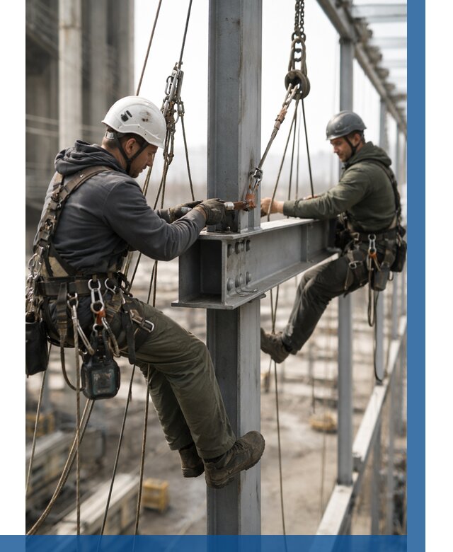 Монтаж металлоконструкций на высоте в Белове от 3801 р. | ВЫСОТНИК-Блв