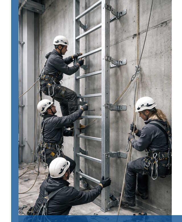 Монтаж металлических лестниц в Белове под ключ со гарантией