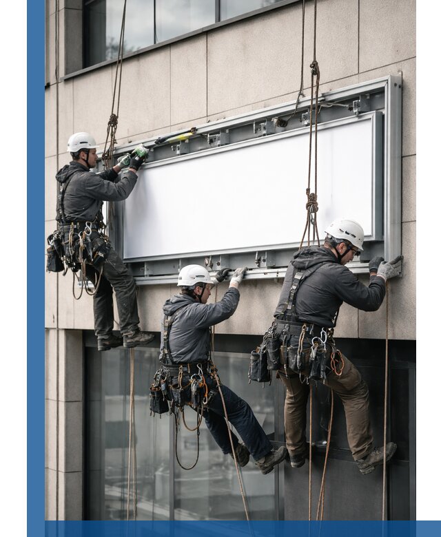 Профессиональный монтаж светового короба под ключ в Белове