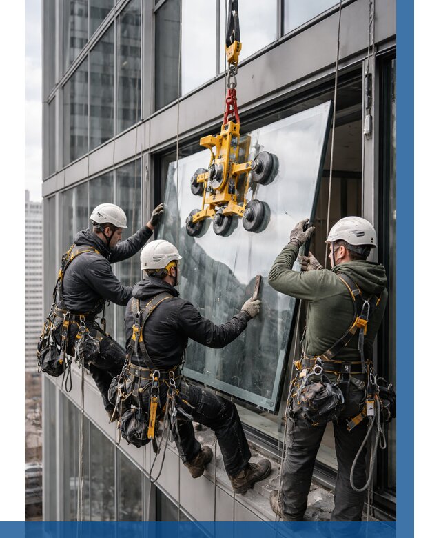 Фасадное остекление зданий под ключ в Белове от 10859 р. | ВЫСОТНИК-Блв