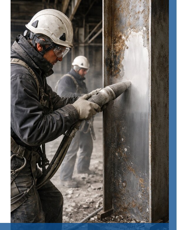 Удаление старой краски с металла в Белове от 489 р. | ВЫСОТНИК-Блв