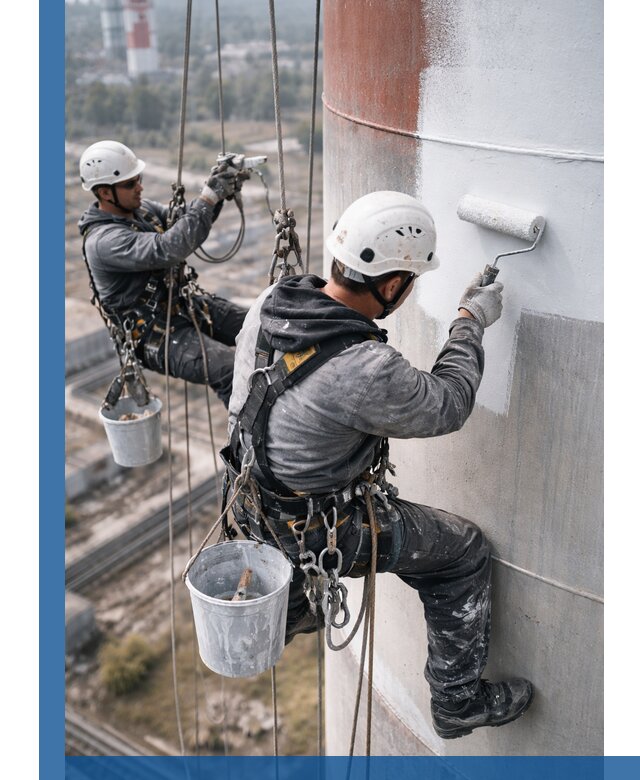 Покраска дымовых труб в Белове: антикоррозийная защита и восстановление