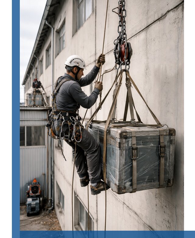 Подъем грузов на высоту в Белове для промышленных объектов