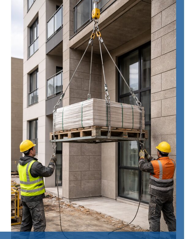 Подъем керамогранита на этаж в Белове от 3801 р. | ВЫСОТНИК-Блв