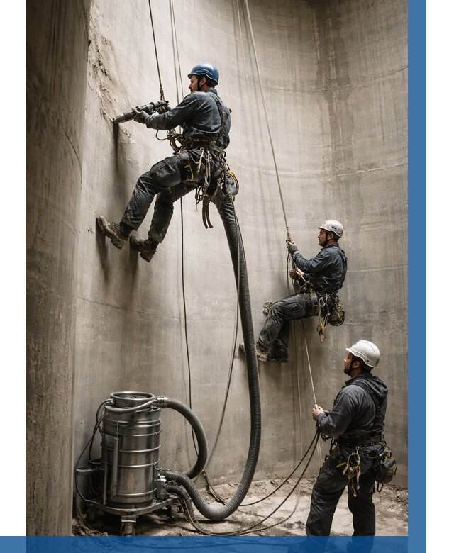 Зачистка силосов в Белове от 4887 р. Договор и смета ВЫСОТНИК-Блв