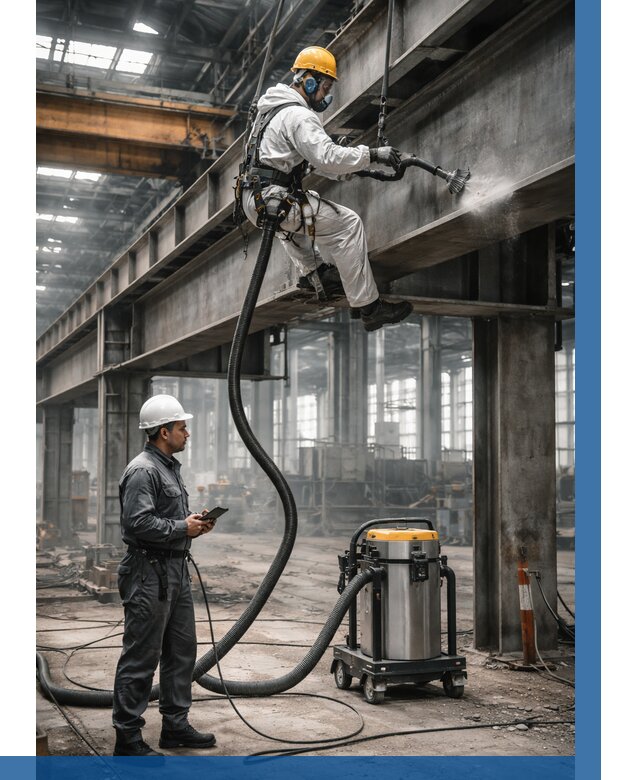 Обеспыливание конструкций в цехе в Белове от 4561 р. | ВЫСОТНИК-Блв