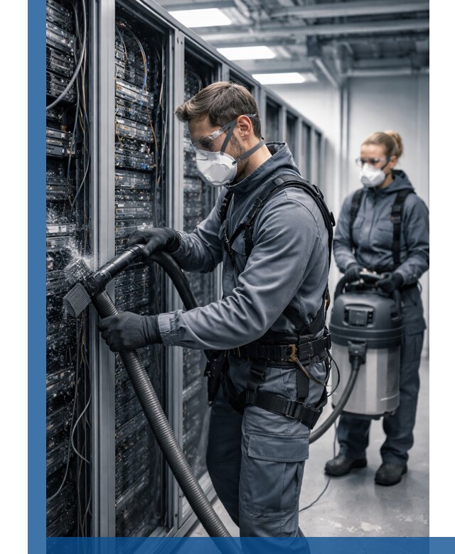 Обеспыливание серверной комнаты в Белове, профессиональная очистка