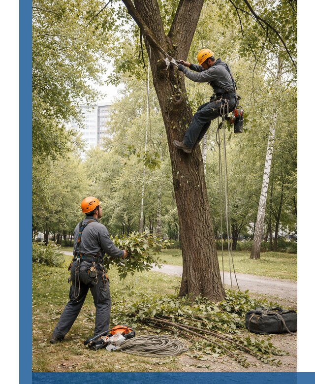 Санитарная обрезка деревьев в Белове, профессионально и безопасно