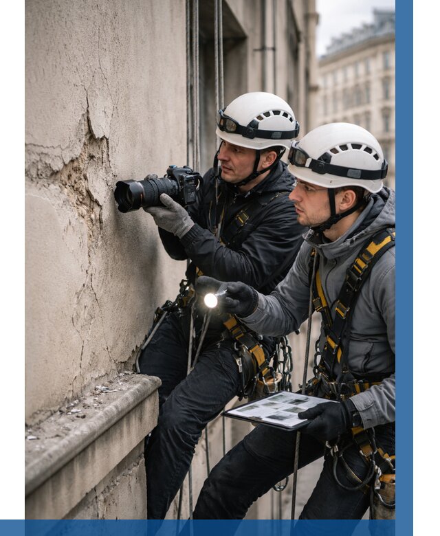 Фотофиксация дефектов фасада в Белове от 4887 р. | ВЫСОТНИК-Блв