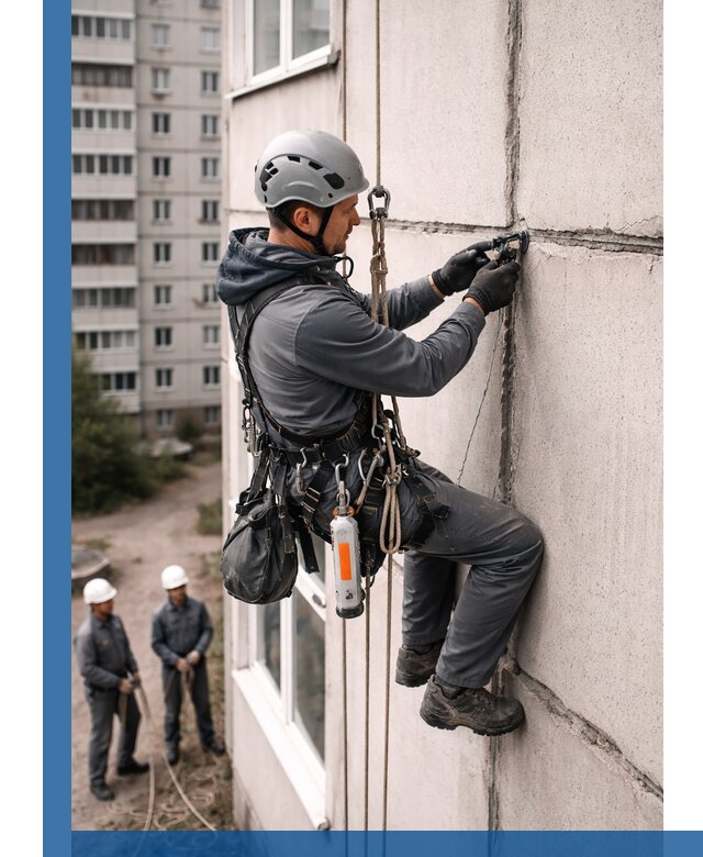 Обследование межпанельных швов и герметизация в Белове