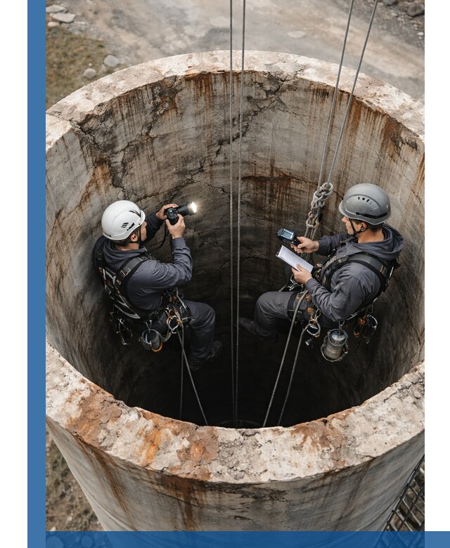 Обследование дымовой трубы: диагностика и оценка состояния в Белове